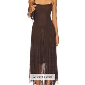 Steve Madden Chocolate Brown Midi Dress